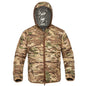 Winter Coat With Hoodie Mens Camouflage Tactical Jackets Outdoor Hooded Light Weight Thermal Reflective Windbreaker Men Clothing