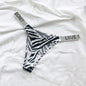 Low Waist Sexy Women Thongs Panties Rhinestones letter Diamonds G String Sports Thong Shorts Briefs T-back Fitness Size S-XL