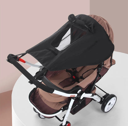 Baby Stroller Rag Shade Blocks UV UVB Sun Rays Cover Car Awning Mosquito Insect Net Mesh RainTent Stroller Protection Accessory