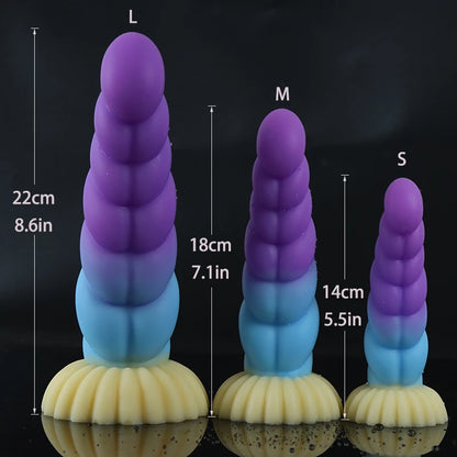 Realistic Penis with Suction Cup Simulated Dildo Anal Penetration Big Butt Plug Giant Monster Cock Dick Toy Adults for Men Women