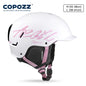 COPOZZ Certificated Ski Helmet Husband Integrally-Molded Snowboard Helmet with Magnetic Bukcle Motorcycle Snow Men Women Adult