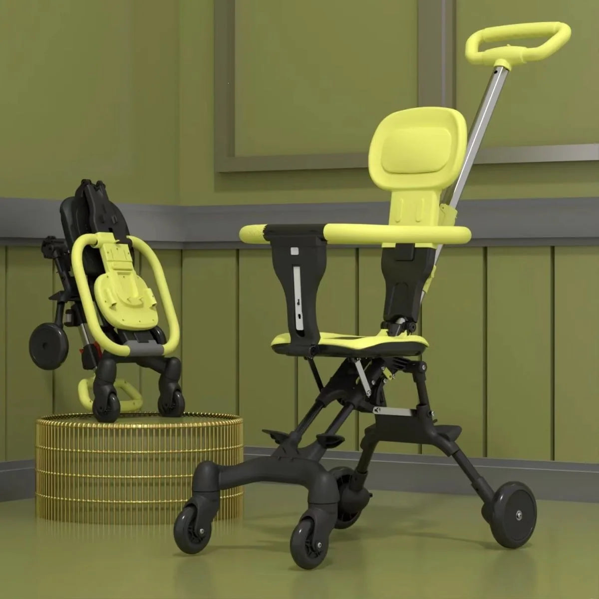 Easy Assembly DIY Pet Stroller Portable Foldable Cart Breathable Travel Carrier for Small Breed Dogs Cats Outdoor Walking