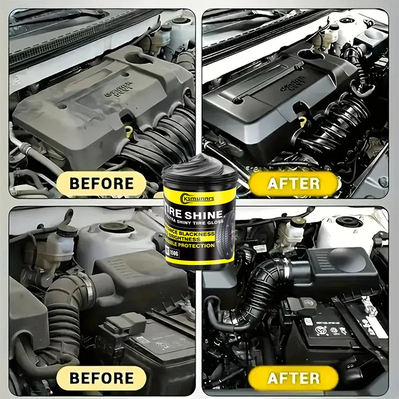 150G Heavy-Duty Car Plastic Renovator Wax - Fast-Acting Scratch Repair, Restores & Protects Car Bumpers, Interiors, Dashboard