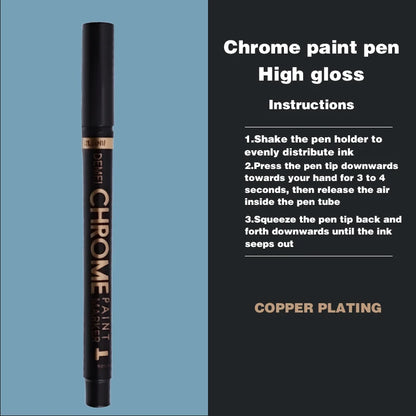 3 Pcs Mirror Marker Pen DIY Reflective Paint Pens Mirror Markers Chrome Gold SILVER Marker Signature Car Styling Art Craftwork