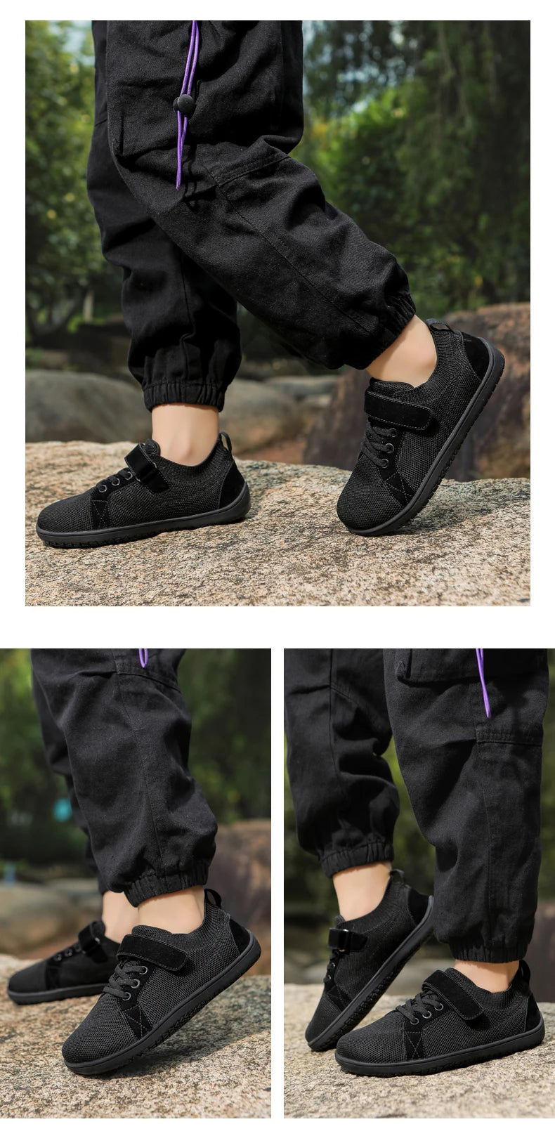 Kids wide foot barefoot shoes boys and girls minimalist kids sneakers natural opening shoes toddler small big kids walking shoes