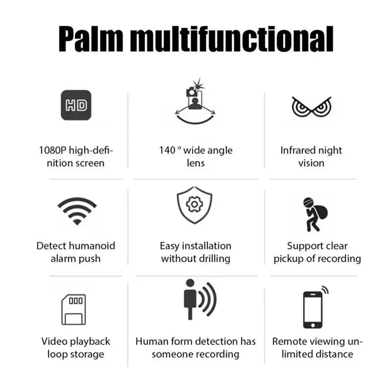 1080P Mini Camera Wireless Surveillance Security Video Cam Night Vision Motion Detect Camcorder Cam Monitor Smart Home 2026 New