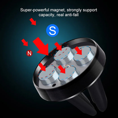 Magnetic Car Mobile Phone Holder Air Vent Clip Smart Phone Stand Mini Magnetic Car GPS Bracket For iPhone Huawei Xiaomi Realme