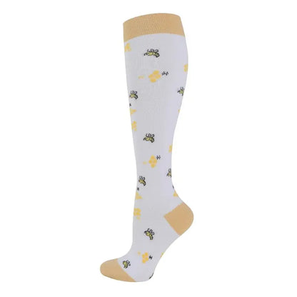 58 Style Compression Socks Medical Edema Diabetes Varicose Vein Stockings Graduated Pressure Legging Nursing Knee High Stockings