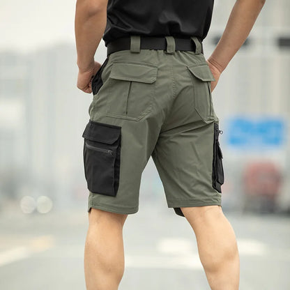 Men's Tactical Cargo Shorts Quick Dry Lightweight Multi-Pocket Military Style for Hiking Fishing Camping Work Summer Outdoor