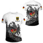 Fashionable and Lnteresting Germany Pictures For Men's T-Shirts Trend Digital Printing Casual Round Neck Short Sleeved