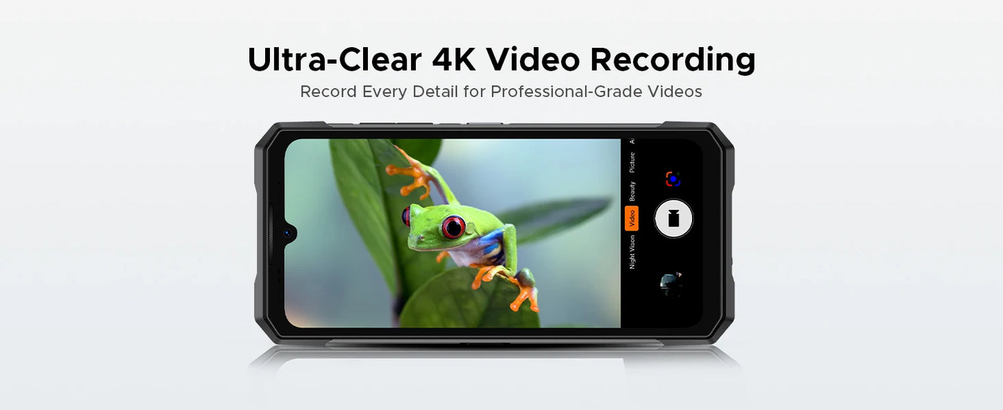 Phone robust DOOGEE S200 Ultra 5G AI 6,72 "Dimensity 7400 48 Go RAM (12 36) 1 To ROM battery 11000 mAh Android 15 NFC Smar