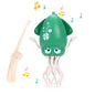 Dancing Squid Toy Pet Automatic Obstacle Avoidance Crawling Walking Electric Music Octopus with Light Music Toys Birthday Gifts