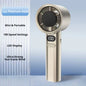 Hot Portable Handheld Fan High-speed Powerful USB RechargeableFans LED Display Essential For Summer Travel MINI  Fan