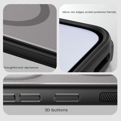 Nillkin For OnePlus 15R 5G Case for Magsafe Magnetic Frosted 360 Hard PC+TPU Soft Frame Back Cover Protection funda