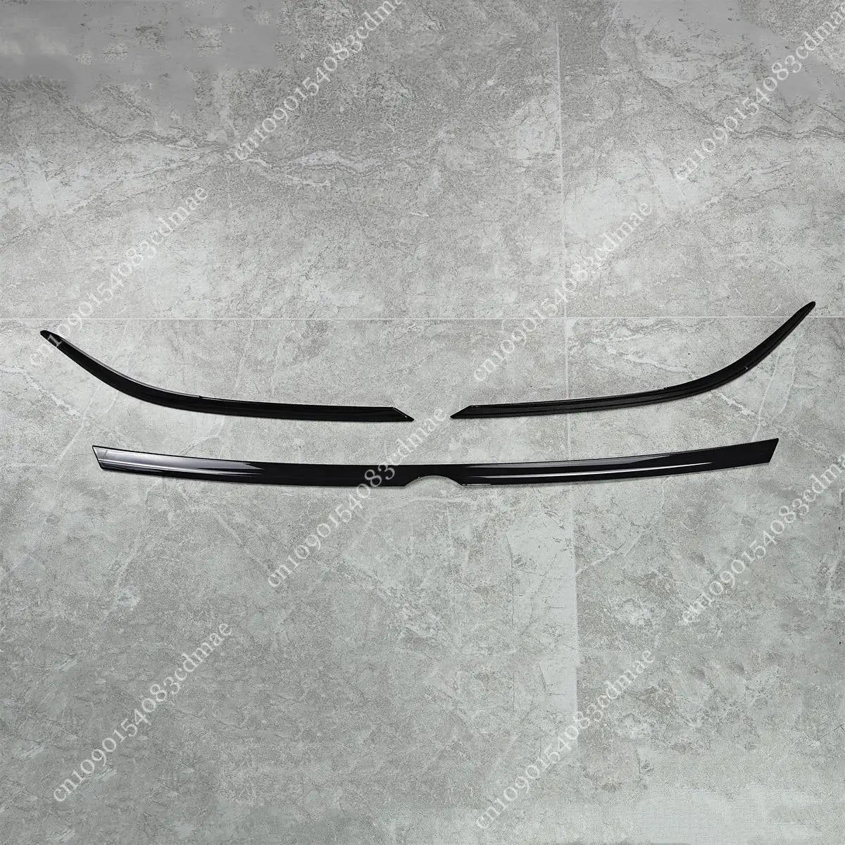 Grille Blacking Decoration Black Stickers For VW Passat B8 2019-2023 Facelift B8.5 Front Headlight Eyebroｗ Eyelids ABS Body Kits
