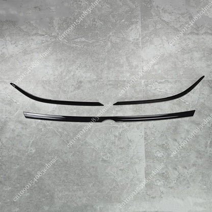 Grille Blacking Decoration Black Stickers For VW Passat B8 2019-2023 Facelift B8.5 Front Headlight Eyebroｗ Eyelids ABS Body Kits