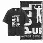YG BODY BUILDING Printed Cotton Acid Washed Graphic Unisex T Shirt Cool CROSSFIT Streetwear Men Tshirts Big Size Tee for Men