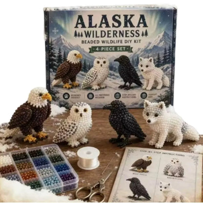 New Creative 3D Animal Bead Kit Mini Size Farm & Sea Animals Animal Crafting Set Bead Craft Pets Beading Set DIY Activity