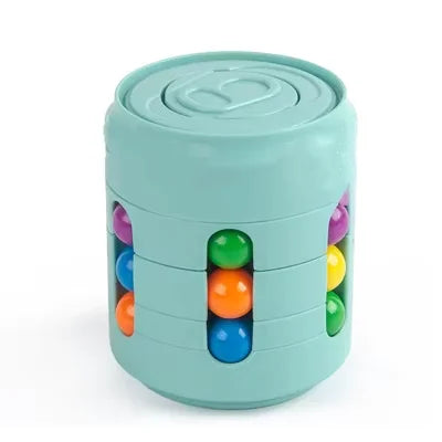 Multiple Functions Fidget Spinner Magic Colorful Beans Finger Spinning Relieves Stress Decompression Tool For Children And Adult