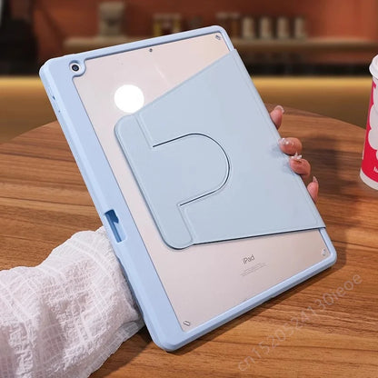 For iPad 10.2 7th 8th 9th Case iPad A16 11th10th Generation Rotation Cover for iPad Pro 12.9" 13" Air 11" 2025 2 3 4 5 9.7 Funda