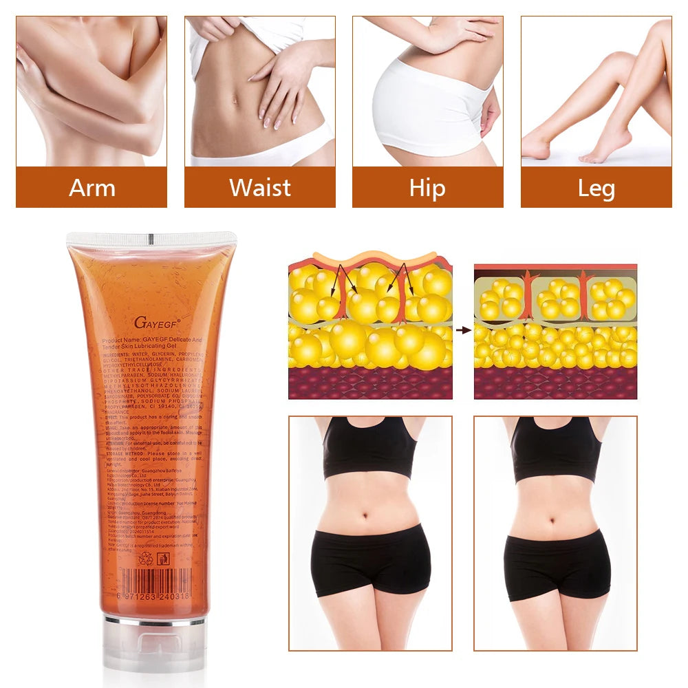 Body Slimming Massager Cordless Body Sculpting Device 4 Modes LED Light Rechargeable Handheld Belly Waist Arm Leg for Home Use