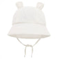 Baby Cotton Sun Hat New Children Outdoor Rabbit Ear Beach Caps Boy Girl Print Panama Hat Unisex Beach Bucket Hat For 3-12 Months