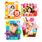 3Pcs/set DIY Cartoon Animal 6 Inch Photo Frame Children Handmade Craft Art Toys for Kids Girl Home Decor Kindergarten Applique