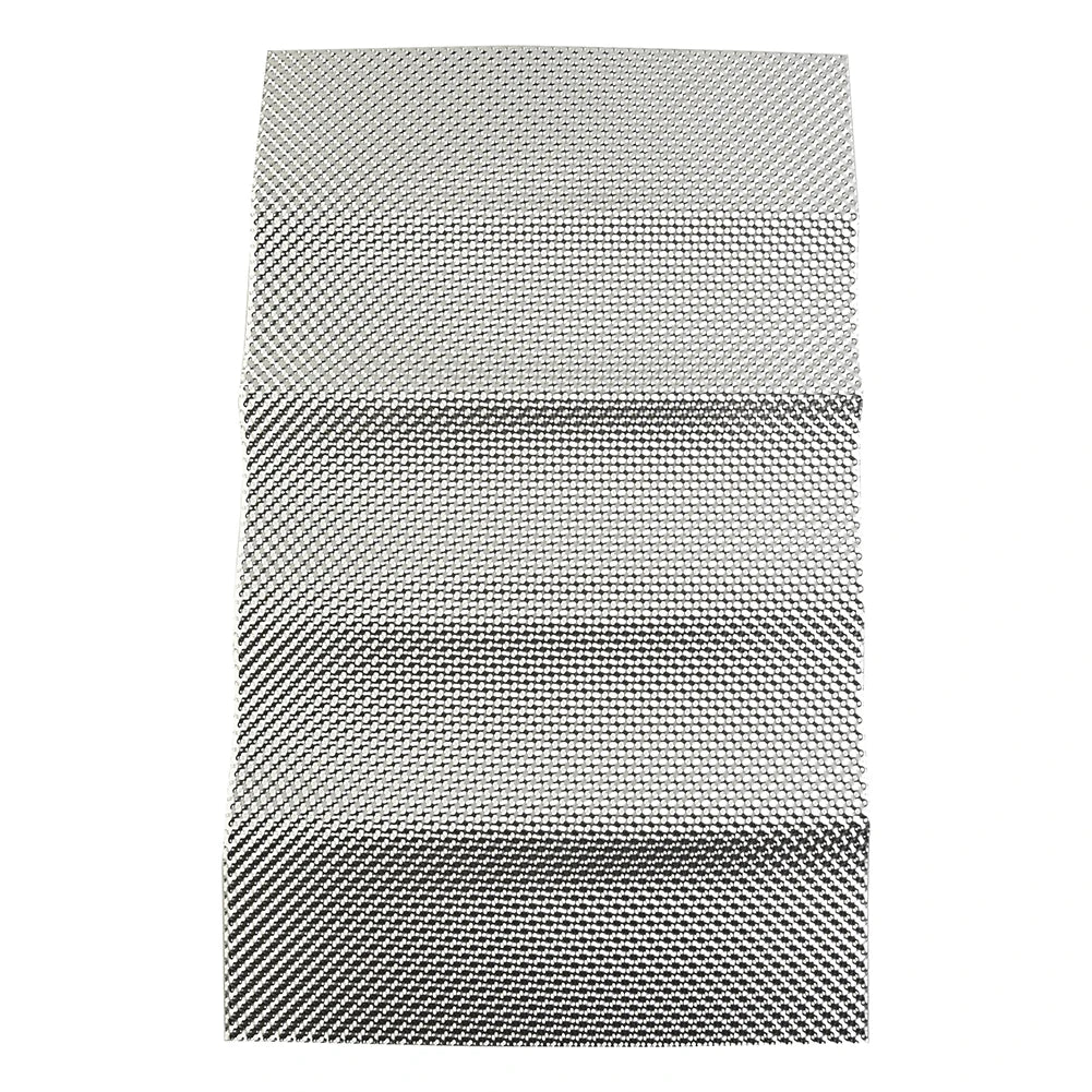 Silver Embossed Aluminum Heat Shield Exhausts Electrical Turbo Heat Insulation Auto Temperature Isolated Sticker Exhaust Systems