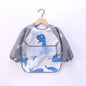 Waterproof Full Sleeve Baby Bibs Children Apron Long Sleeve Feeding Smock Kids Eating Breastplate Infant Scarf Clothing