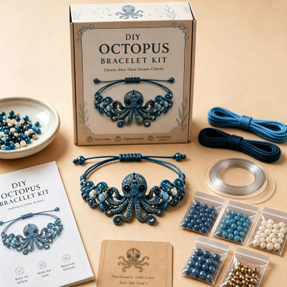 DIY Beaded Bracelet Making Kit,All in 1 Jewelry Making Set Beginner-Friendly Beaded Animal Making Kits,(Non Finished Products)