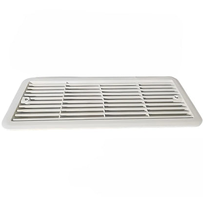 For Thetford Fridge Vent Assembly Grille White 483mm X 186mm For Caravan Motorhome RV Parts Accessories 62445480