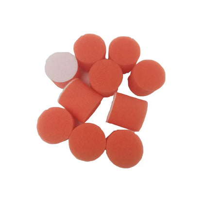 1 Inch Mini Sponge Buffing Polishing Pad Kit 30 Pcs Various Colors for Automotive Hub Polisher Attachment Detailing Sealing Wax