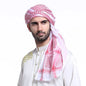 Muslim Men's Head Scarf Saudi Arab Middle Eastern Keffiyeh Scarves Islamic Clothing Male Hijab Turban Shemagh Muhammad Hat