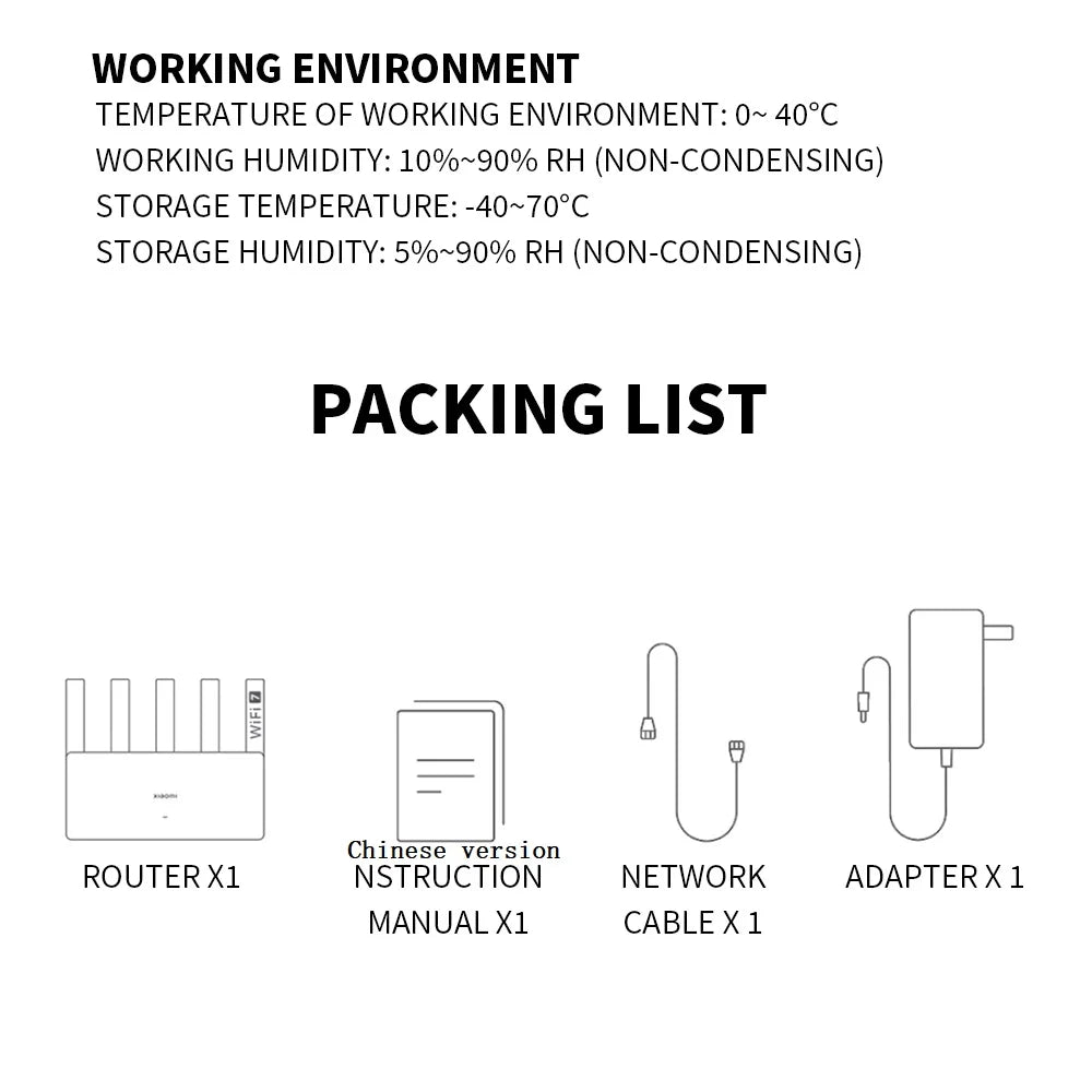 NEW XIAOMI Router BE5000 Wi-Fi 7 2.4/5GHz Dual-Frequency Mesh 2.5G High-Speed Network Port IPTV OFDMA Signal Amplifier Mi Home