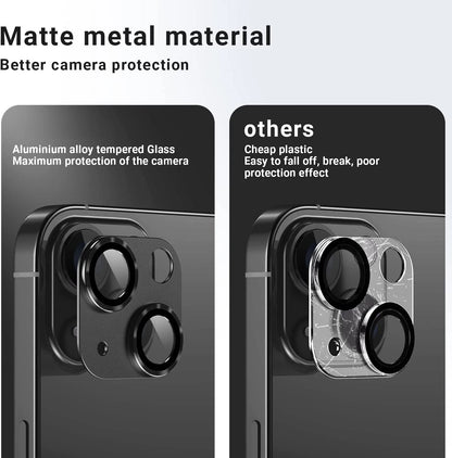 Metal Tempered Glass Camera Lens Protector Film Cover For iPhone 14 Plus 13 Pro Max 12 Mini 14Plus 14Pro 13Pro Phone Accessory