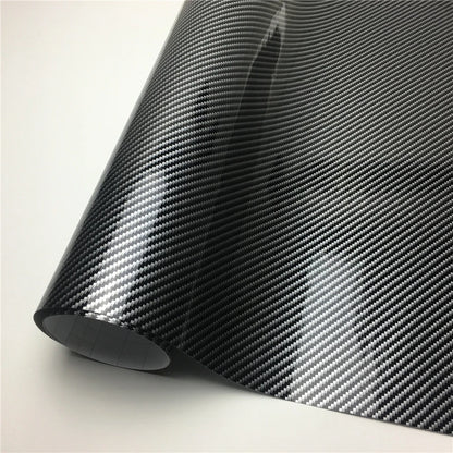 Carbon Fiber Vinyl Wrap Film Car Stickers Glossy Matte Chrome Wrapping Foil Car Decal Styling Scooter Motorcycle