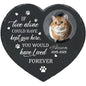 Personalized Pet Memorial Stone,Custom Cat Grave Marke Plaque With Photo&Name,Garden Slate Tombstone Pet Loss Remembrance Gift