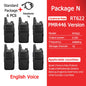 Retevis RT622 Mini Walkie Talkie 4 Pcs Walkie-talkies PMR446 FRS Portable Two Way Radio Communication Radio for Restaurant Hotel