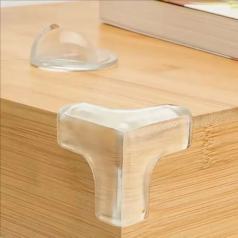 Baby Safety Silicone Table Corner Protector Furniture Edge Protection Cover Transparent Children Anti Collision Edge Gua
