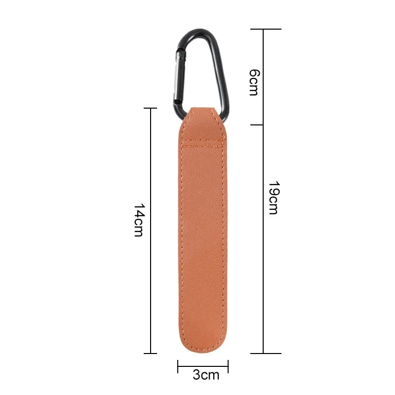 1/2pcs PU Leather Baby Bag Stroller Hook Pram Cart Organizer 360 Degree Rotatable Hook High-quality Crochet Stroller Accessories