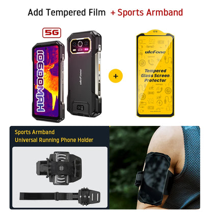 Ulefone Armor 27T Pro+ 5G Rugged Phone 10600mAh Android 15 Smartphone 50MP+64MP Night Camera 6.78" 120Hz 24GB+256GB NFC Mobile