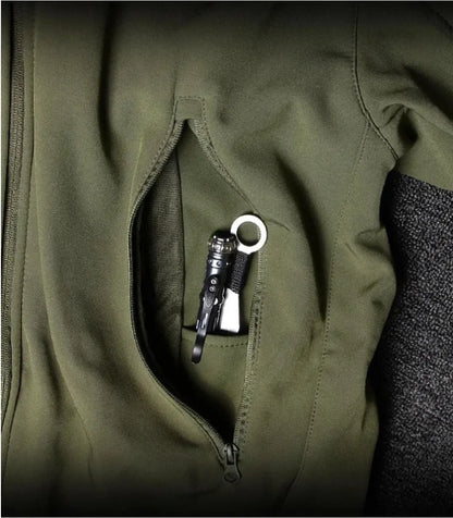 Winter Soft Shell Mens Tactical Set Outdoor Windproof Waterproof Warm Combat Suit Multi Pocket Thickened Camo Hunting Uniform
