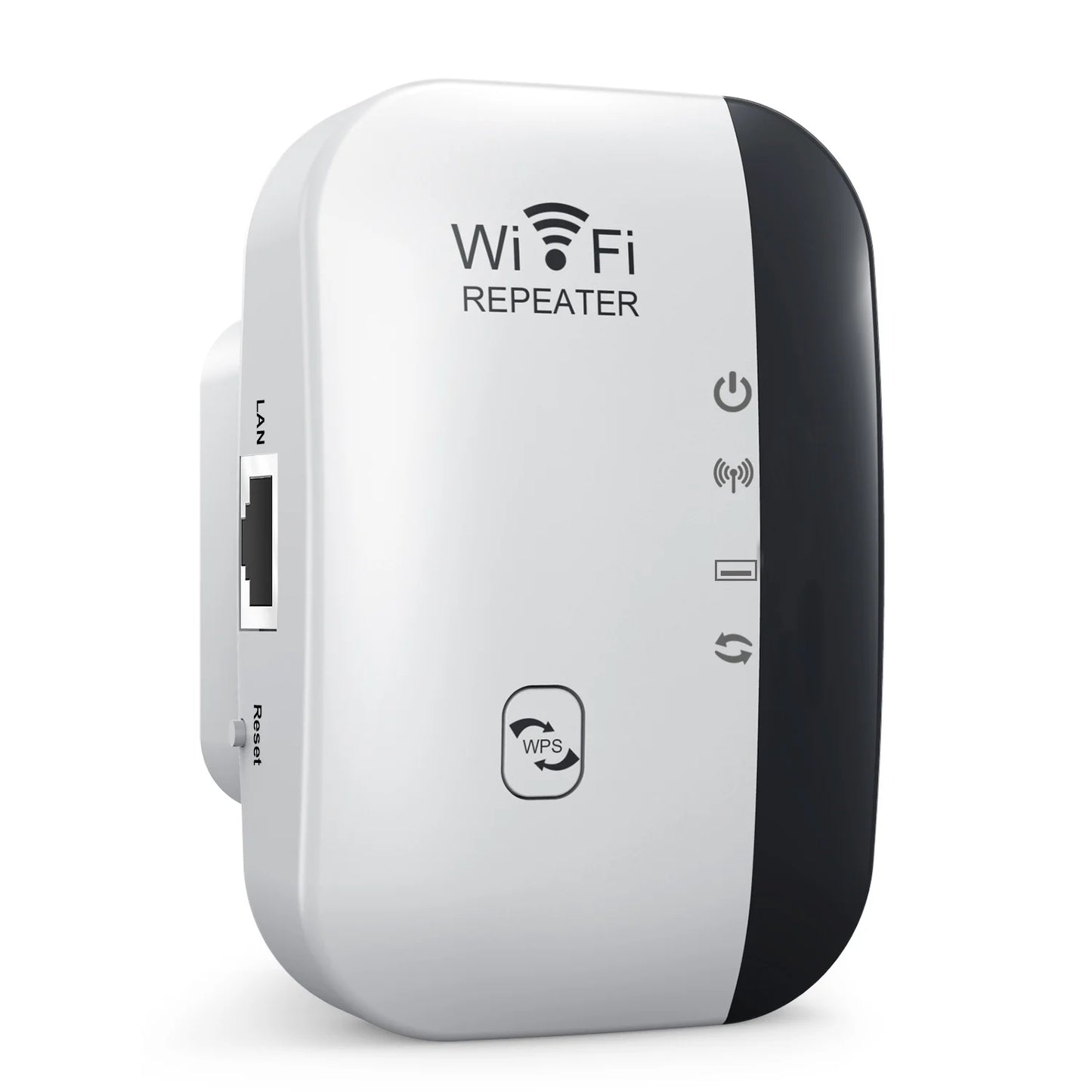 kebidumei 300Mbps WIFI Repeater Remote Wi-Fi Amplifier 802.11N WiFi Signal Booster Network Amplifier 4/7 Light Wireless Repeater