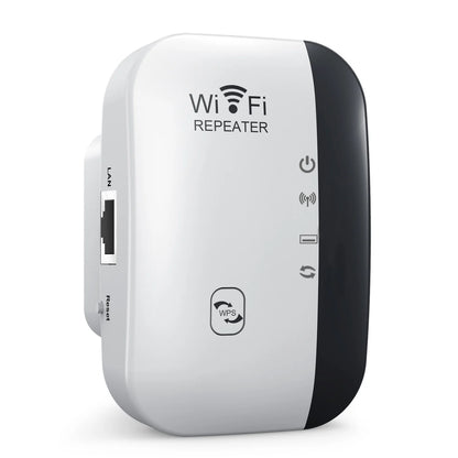 kebidumei 300Mbps WIFI Repeater Remote Wi-Fi Amplifier 802.11N WiFi Signal Booster Network Amplifier 4/7 Light Wireless Repeater