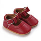 New Fashion Newborn Red Baby Shoes Non-slip Cloth Bottom Shoes For Girls Elegant And Noble Leisure Baby First Walking Shoes