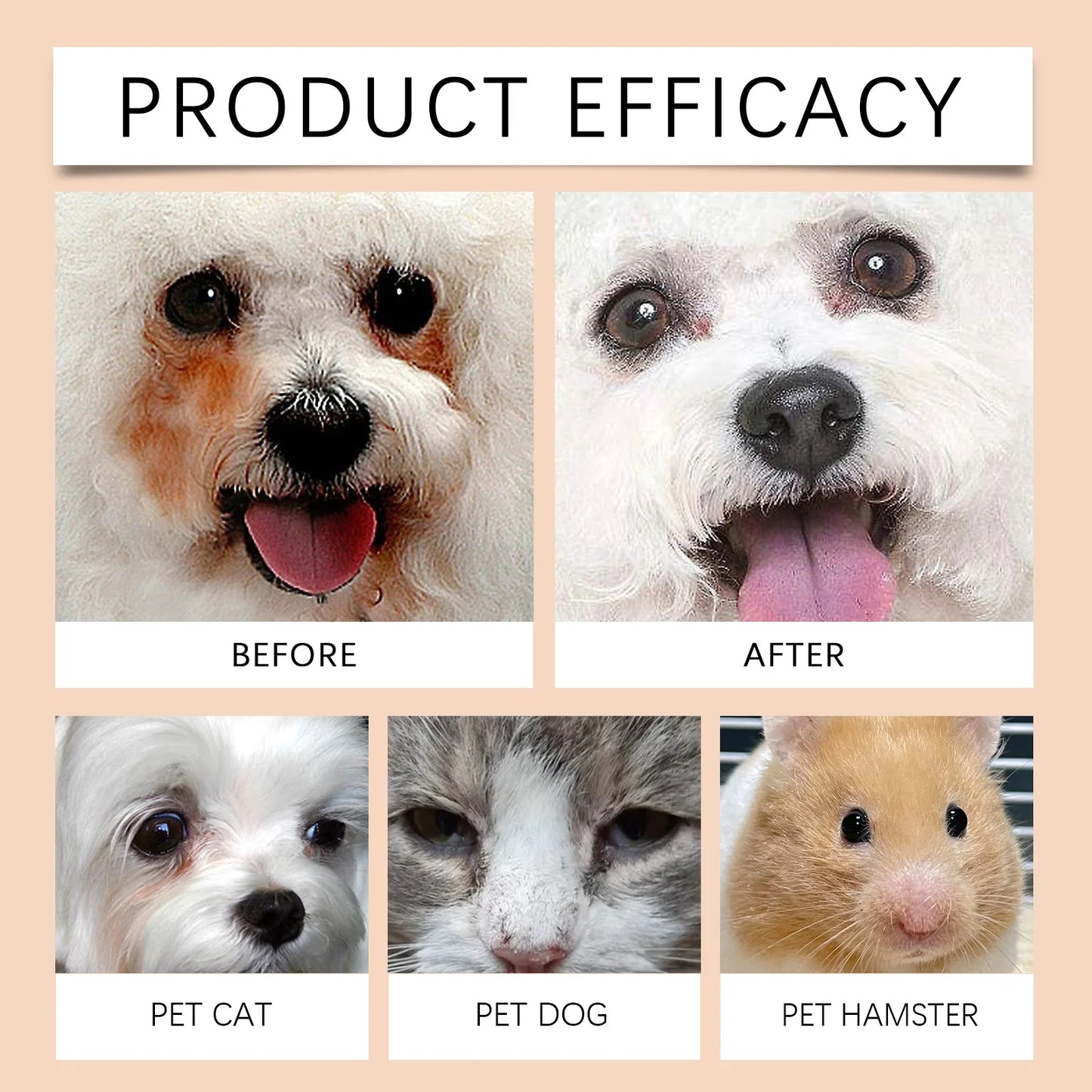Pet Tear Stain Remover Balm Dogs Cats Eyes Wipe Cream Keep Eye Area Dry Gentle Reduce Tear Mark Cleaner for Cats Pet Eye Care