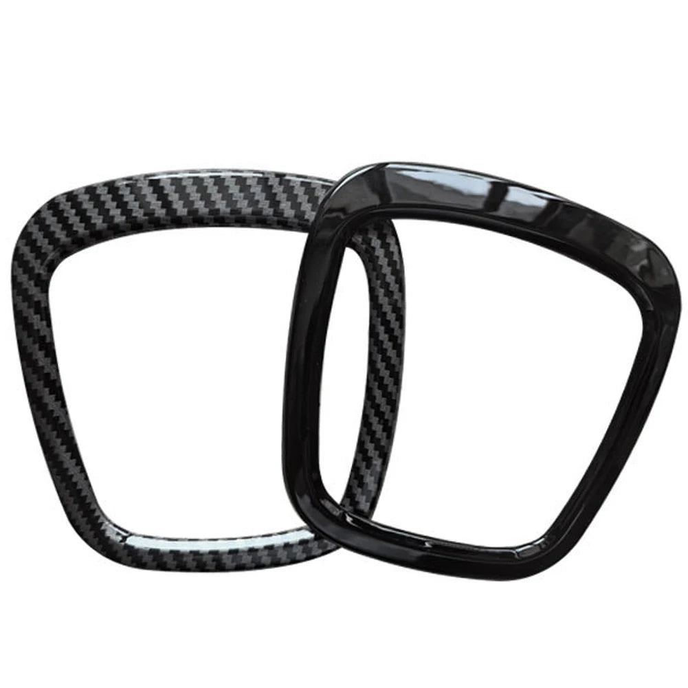 Carbon Fiber Car Steering Wheel Ring Trim Sticker Cover Auto Decoration Accessories For Audi A4 B6 B7 B8 A6 C6 A5 Q7 Q5 A3 8P S3