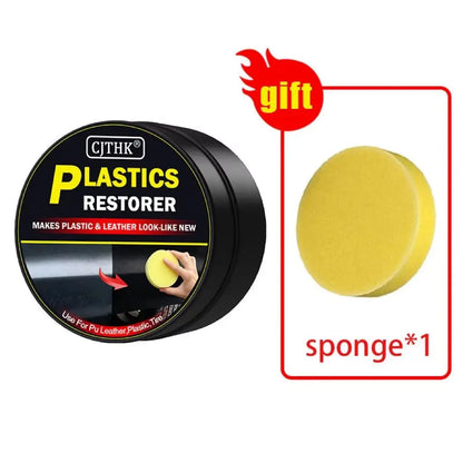 Car Plastic Restorer Back To Black Gloss Auto Interior Leather & Panel Renewal Wax Coating Agent Auto Polish And Repair Coating