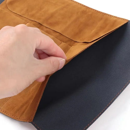 1PC Creative Treasure Map Retro Pencil Case Leather Large Capacity Roll Pencil Bag Embossed Buckle Simple Stationery Box Roll Po