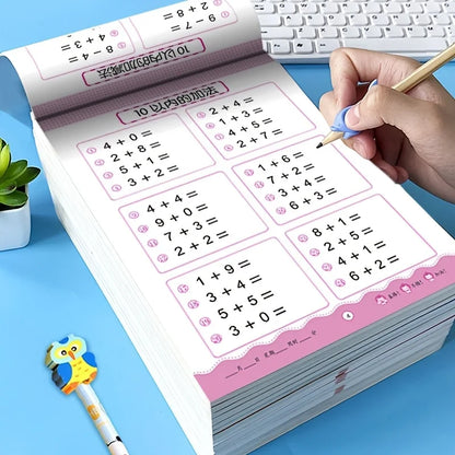 Daily Math Practice Manual for Children Under 100- Addition and Subtraction Exercises - Children's Education Tools